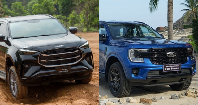 Isuzu mu-X bản đắt nhất so kè Ford Everest 'cận full': SUV nào đáng chọn trong tầm giá 1,3 tỷ đồng?